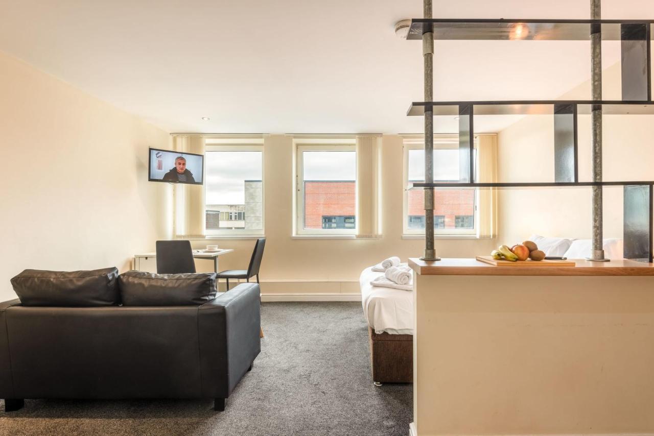 Modern & Bright Budget Studio In Central Doncaster Lägenhet Exteriör bild