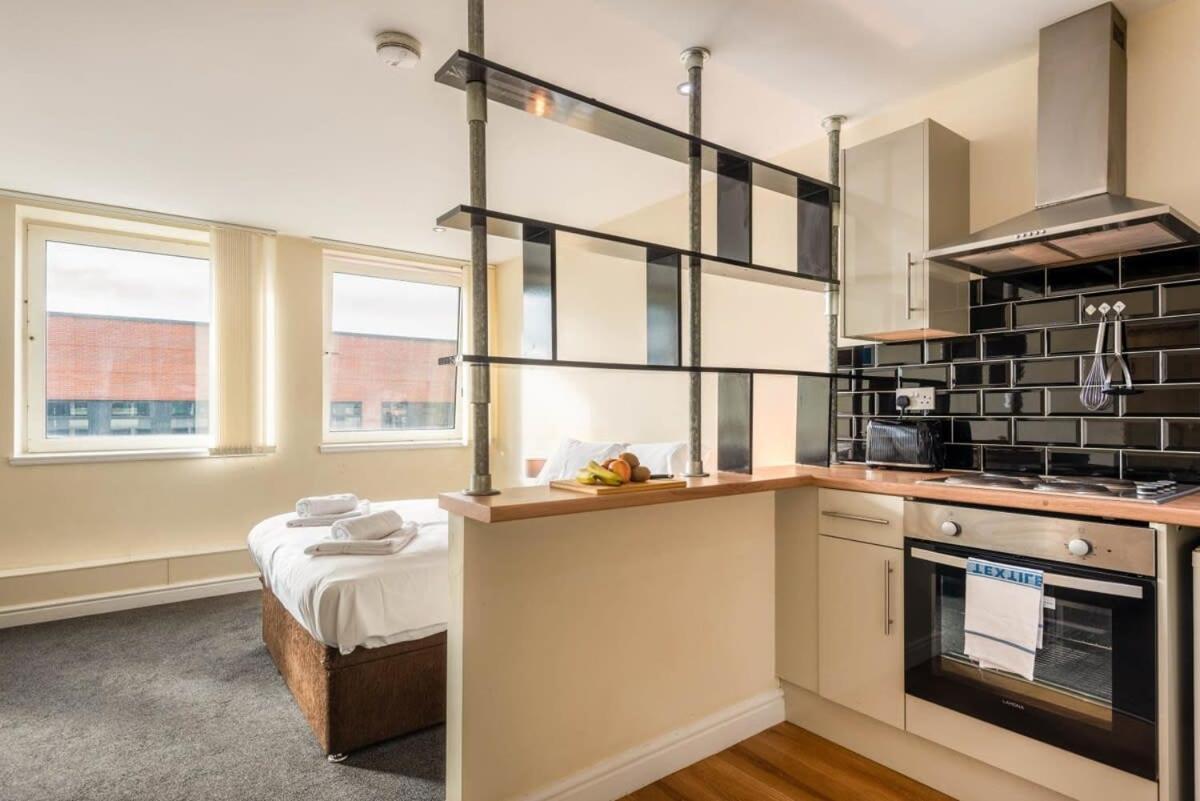 Modern & Bright Budget Studio In Central Doncaster Lägenhet Exteriör bild