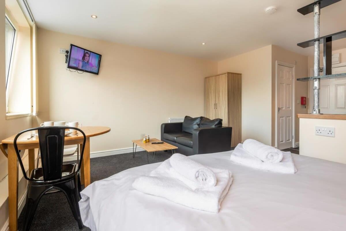 Modern & Bright Budget Studio In Central Doncaster Lägenhet Exteriör bild