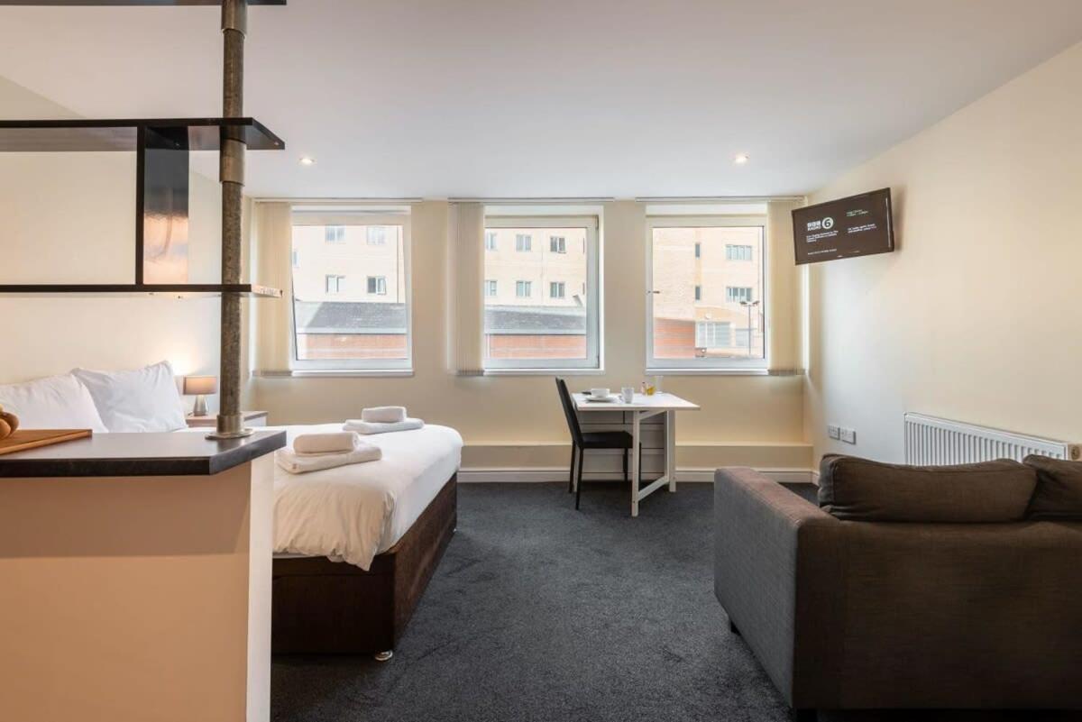 Modern & Bright Budget Studio In Central Doncaster Lägenhet Exteriör bild