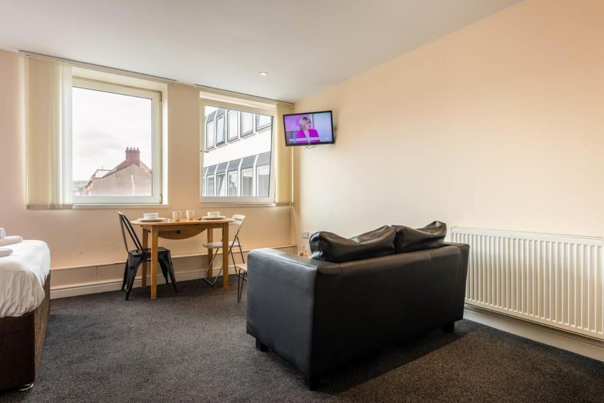 Modern & Bright Budget Studio In Central Doncaster Lägenhet Exteriör bild